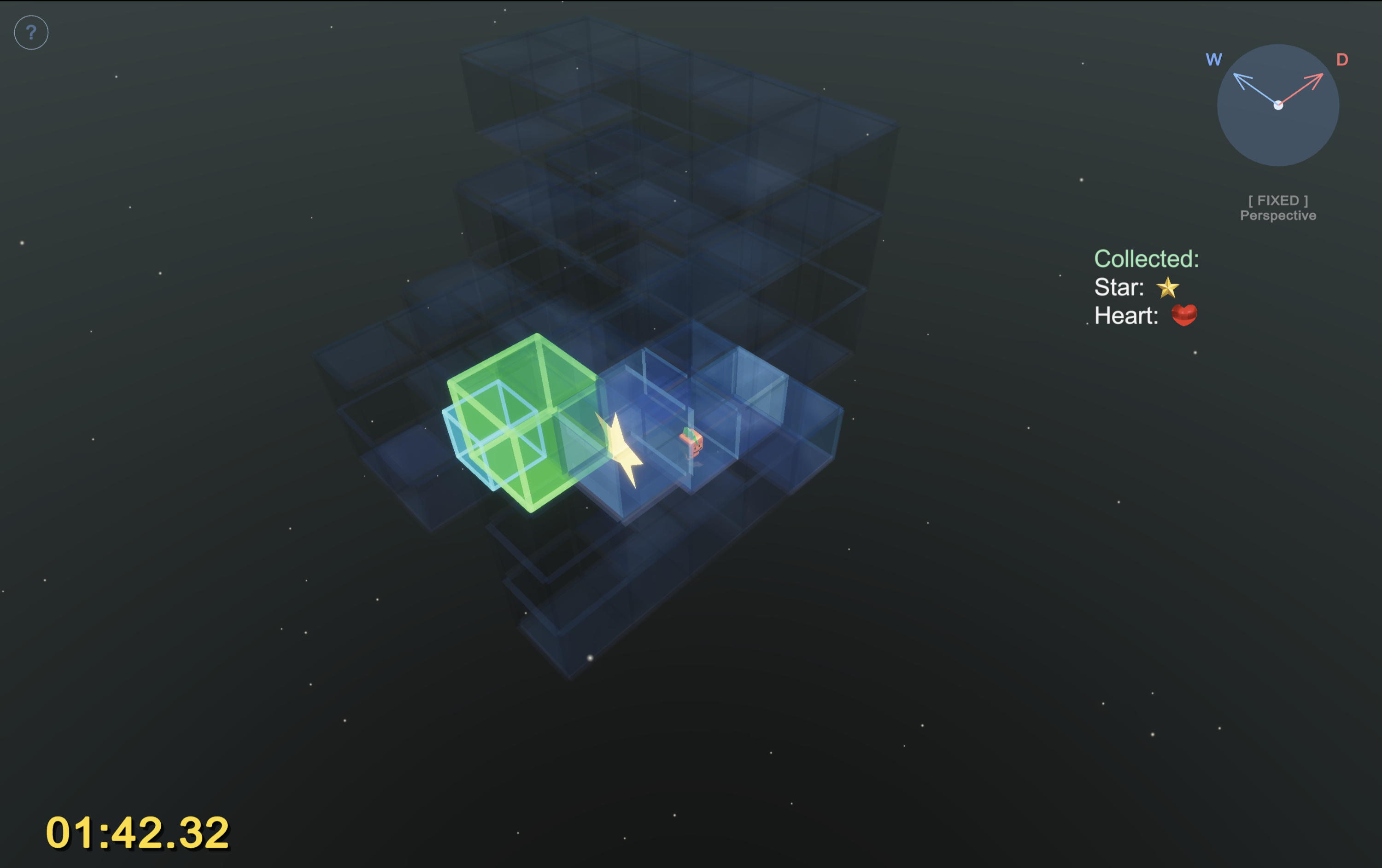 Crystal Maze 3D — Starfinder mode